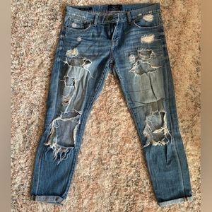 Ripped Lucky Brand Jeans